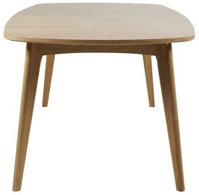 Τραπέζι Oakland A104, Ανοιχτό καφέ, 76x102x180cm, 48 kg, Ινοσανίδες μέσης πυκνότητας, Ξύλο, Ξύλο: Δρυς | Epipla1.gr