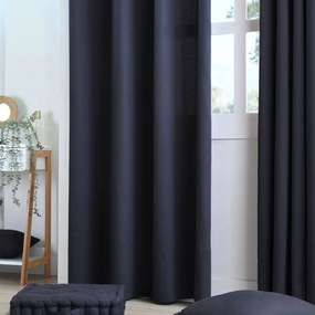 Κουρτίνα (140x260) Με Τρουκς S-F Oxford Carbone R6B990004