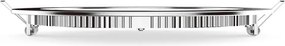 Led slim panel νίκελ ματ στρογγυλό χωνευτό 18W 230V θερμό φως 3000k δέσμης 120° 1400lm