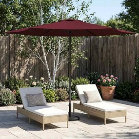 vidaXL Ομπρέλα Κήπου με Βάση 300 x 300 cm Πολυεστέρας Ορθογώνιος