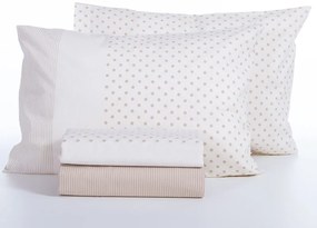 Σετ Σεντόνια Υπέρδιπλα 240x270 Donter Beige 5205495607306