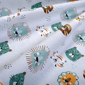 Πάπλωμα Μονό (160x240) Dimcol Big Cats 28 Aqua