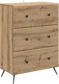 vidaXL Ντουλάπι με Συρτάρια 66 x 34,5 x 90 εκ Επεξεργασμένο Ξύλο