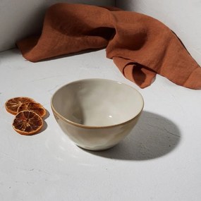 Μπωλ Vignette Stoneware 07-24383 15cm Ivory Estia Πηλός