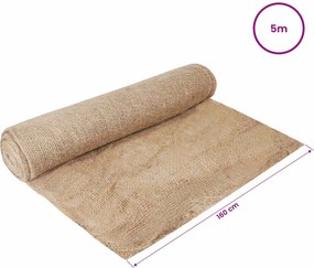 vidaXL Ρολό από Τζute 160 x 500 cm
