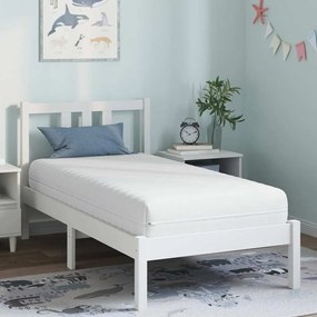 vidaXL Στρώμα Λευκό 80 x 160 cm Πολυεστέρας