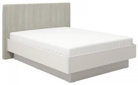ΔΙΠΛΟ ΚΡΕΒΑΤΙ LUCCA 180 CASHMERE ΧΡΩΜΑ ME ΜΠΕΖ ΥΦΑΣΜΑ 198x214x115εκ 11014712