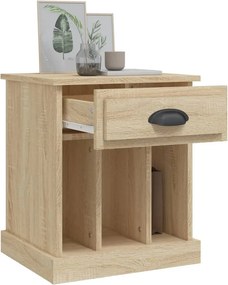 vidaXL Κομοδίνα 2 τεμ. Sonoma Δρυς 43x36x50 εκ.