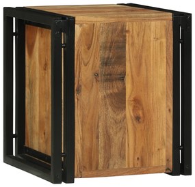vidaXL Ράφι κρασιών  34.5x35x39 εκ. μασίφ ξύλο ακακίας