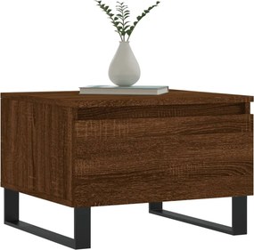 vidaXL Τραπεζάκια Σαλονιού 2 τεμ. Καφέ Δρυς 50x46x35 εκ. Επεξ. Ξύλο