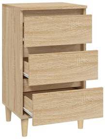 vidaXL Κομοδίνο Sonoma Δρυς 40x35x70 εκ. από Επεξεργασμένο Ξύλο