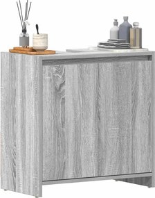 vidaXL Ντουλάπι Μπάνιου Γκρι Sonoma 60x33x60 εκ. Επεξεργασμένο Ξύλο