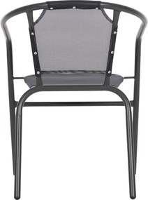 ΠΟΛΥΘΡΟΝΑ ΕΞ.ΧΩΡΟΥ LEDAN HM5977.01 ΜΕΤΑΛΛO & TEXTILENE ΓΚΡI 55x58x72Υεκ.