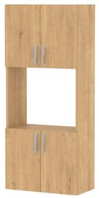 Ντουλάπα κουζίνας Armado Megapap χρώμα sapphire oak 60x32x140εκ. - GP041-0086,3