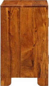 vidaXL Sideboard Πολύχρωμο 50x35x60 μασίφ ξύλο ακακίας