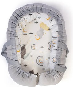 Φωλιά Ύπνου Dimcol Rainbow 01 White - Grey
