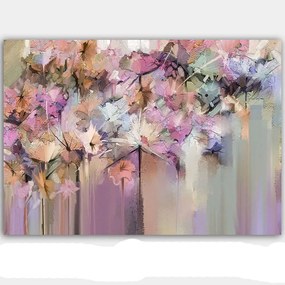 Πίνακας Καμβάς 529TCR1718 70x50cm Multi Wallity Οριζόντιοι Wood, Canvas