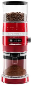 Ηλεκτρικός μύλος καφέ Artisan KitchenAid 5KCG8433ECA, 150W, 340 g, 70 βαθμοί λείανσης, Αυτόματη απενεργοποίηση, Apple Candy Red