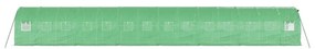 Θερμοκήπιο Πράσινο 28 μ² 14 x 2 x 2 μ. με Ατσάλινο Πλαίσιο - Πράσινο