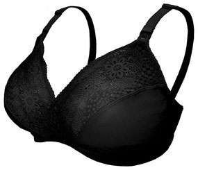 Σουτιέν Θηλασμού Soft As Silk Ανανυκλωμένο Πολυαμίδιο-Ελαστίνη Μαύρο Extra Large Carriwell CW2113
