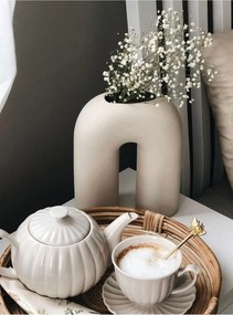 Stewehome κεραμικό βάζο Μπεζ
