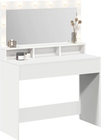 VidaXL Τραπέζι περιποίησης Λευκό 100 x 41 x 135 εκ. Επεξεργασμένο Ξύλο