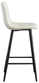 NORA OFF WHITE ΥΦΑΣΜΑ(Σ4)73εκ. ΣΚΑΜΠΟ ΜΕΤΑΛΛΙΚΟ