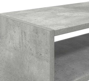 vidaXL Ράφι παπουτσιών στοιβαζόμενο μπετόν γκρι 60x30x30,5 cm