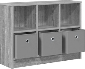 vidaXL Πλαϊνό γραφείο Γκρίζο Σονομα 73,5 x 22,5 x 53,5 εκ