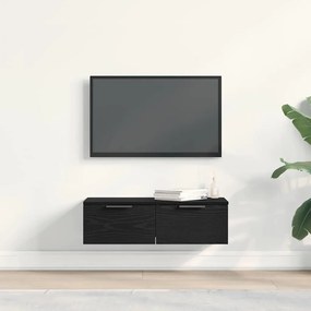 vidaXL Ντουλάπα Τοίχου Μαύρη δρυς 68 x 30 x 20 εκ. Επεξεργασμένο ξύλο