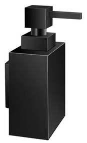 Dispenser Αντλία Σαπουνιού 500ml Επιτοίχιο 8x6,5x16,5 cm Brass Black Mat Sanco Metallic Bathroom Set 91354-M116