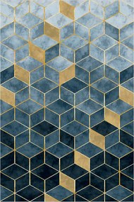 Χαλί Petrol-Gold Conceptum Hypnose 160X230cm