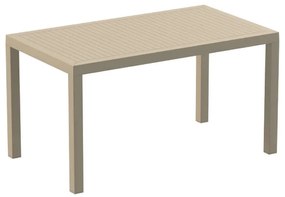 Τραπέζι ARES Dove Grey PP 140x80x75cm