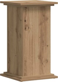 vidaXL Βάσεις Φυτών Αρτισιανή Δρυς 33x33x60 εκ. Επεξ. Ξύλο