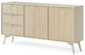 Μπουφές Με Συρτάρια Forest KSZ158 158x80x38cm Beige Μελαμίνη