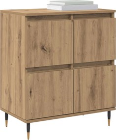 vidaXL Ντουλάπι αποθήκευσης 3 pcs Artisan Oak 60 x 35 x 70 cm