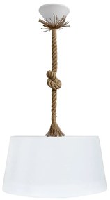 Φωτιστικό Οροφής Μονόφωτο Heronia Rope White 31-1351