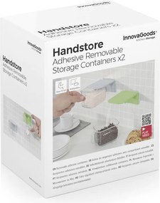 Αφαιρούμενα αυτοκόλλητα δοχεία κουζίνας Handstore InnovaGoods x2