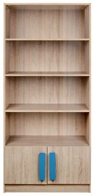 ΒΙΒΛΙΟΘΗΚΗ PLAYROOM SONAMA-ΣΙΕΛ HM10146.02 80X35X180εκ.