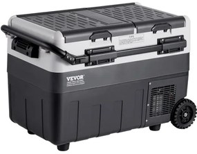 VEVOR Portable Car Refrigerator Freezer Compressor 50 L Dual Zone for Home Car