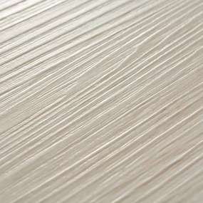 Δάπεδο Αυτοκόλλητο Χρώμα Κλασική Λευκή Δρυς 5,02 μ²/2 χιλ. PVC - Λευκό