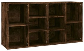 vidaXL Παπουτσοθήκη Καπνιστή Δρυς 103x30x54,5 εκ. Επεξεργασμένο Ξύλο
