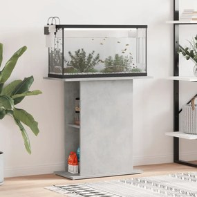 vidaXL Βάση Ενυδρείου Γκρι Σκυροδ. 75x36x72,5 εκ. Επεξεργασμένο Ξύλο