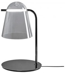 Επιτραπέζιο Φωτιστικό LED 4W Dimmer Κρύσταλλο Sino T3 Prandina-1D02000116900-Μαύρο-Ασημί 1D02000116900