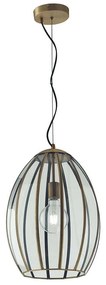 Φωτιστικό Οροφής I-Chester-XL Brass Luce Ambiente Design Metal, Glass