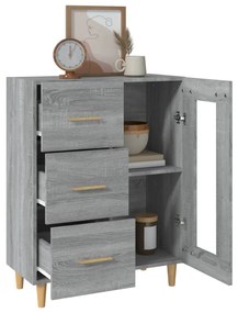 vidaXL Ντουλάπι Γκρι Sonoma 69,5 x 34 x 90 εκ. από Επεξεργασμένο Ξύλο