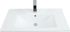 Drop Delta 75 Baroque Oak 77x47 - Πάγκος με Νιπτήρα &amp; Κρυφοντουλαπο