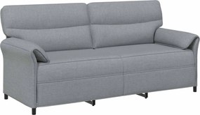 vidaXL Καναπές 100% πολυέστερ μεταλλικό πλαίσιο MDF, Κόντρα πλακέ