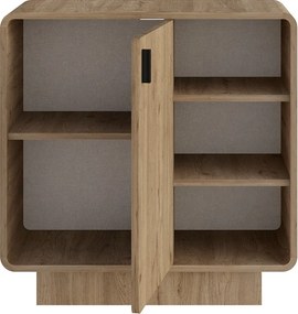 Μπουφές Rovel Megapap χρώμα sepet oak 80,3x39x80,4εκ.