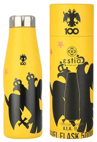 Θερμός-Μπουκάλι Ανοξείδωτο Travel Flask ΑΕΚ BC Edition 500ml-7x7x22,3εκ. Estia 00-27216